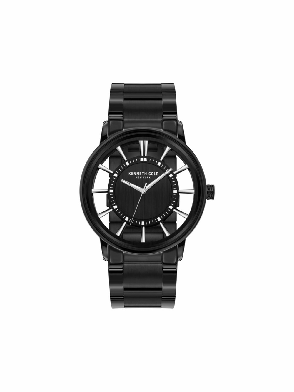 Kenneth Cole Transparency KC3994 Black Stainless Steel Quartz Watch